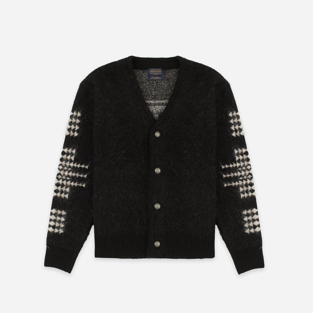 Mohair Cardigan - Harding Black
