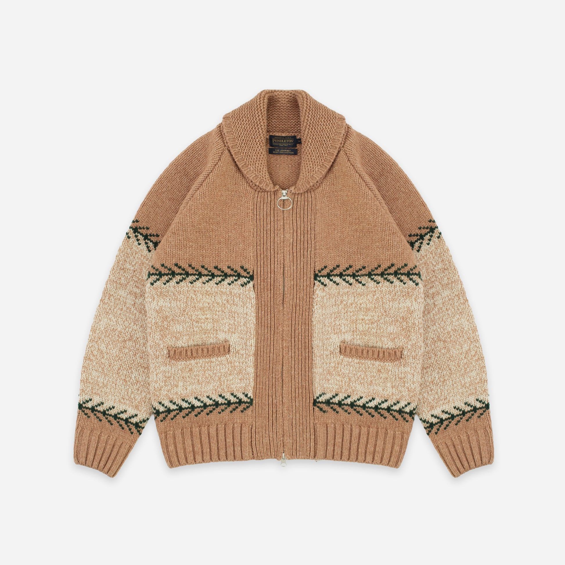 Shawl Cowichan Cardigan - OG Oatmeal