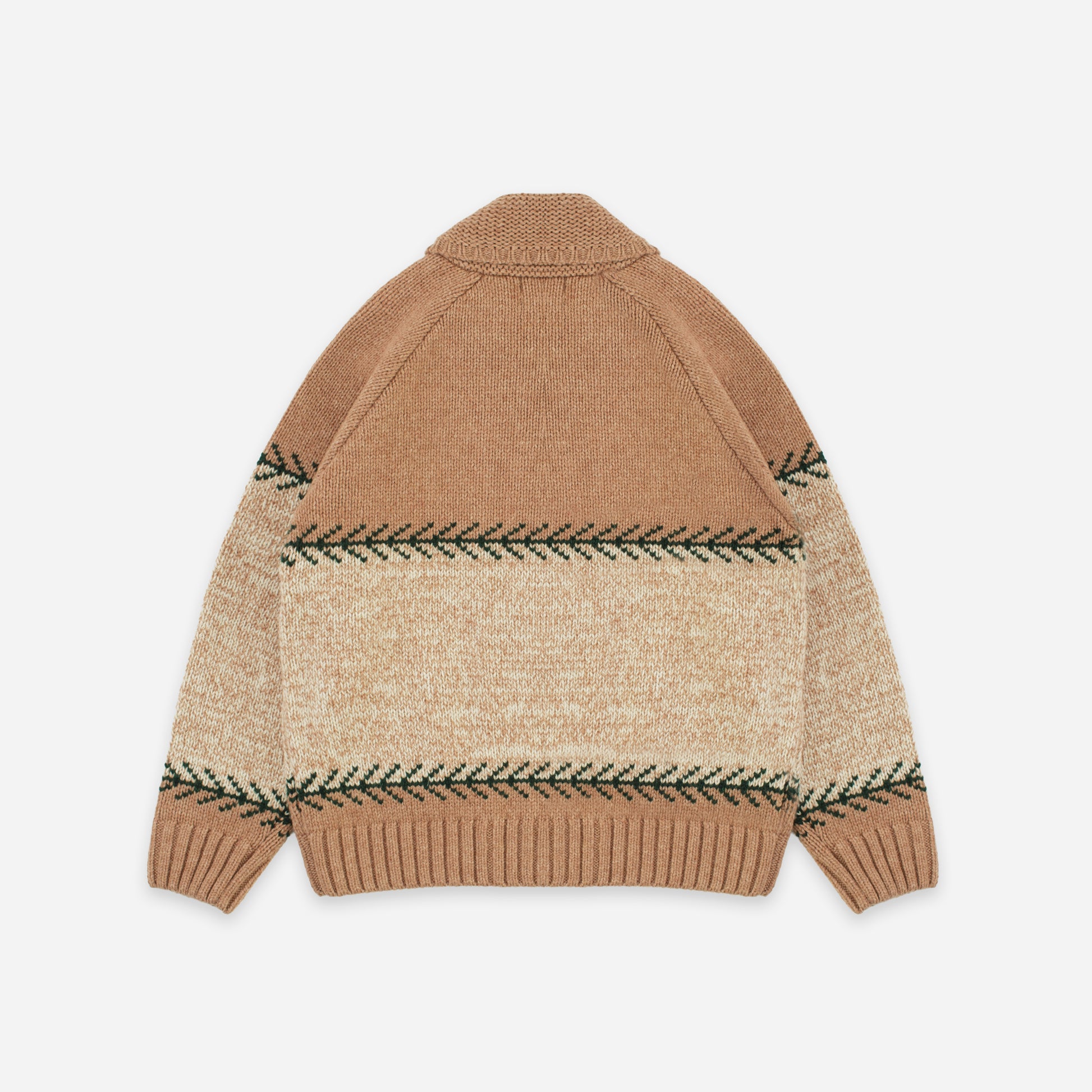 Shawl Cowichan Cardigan - OG Oatmeal
