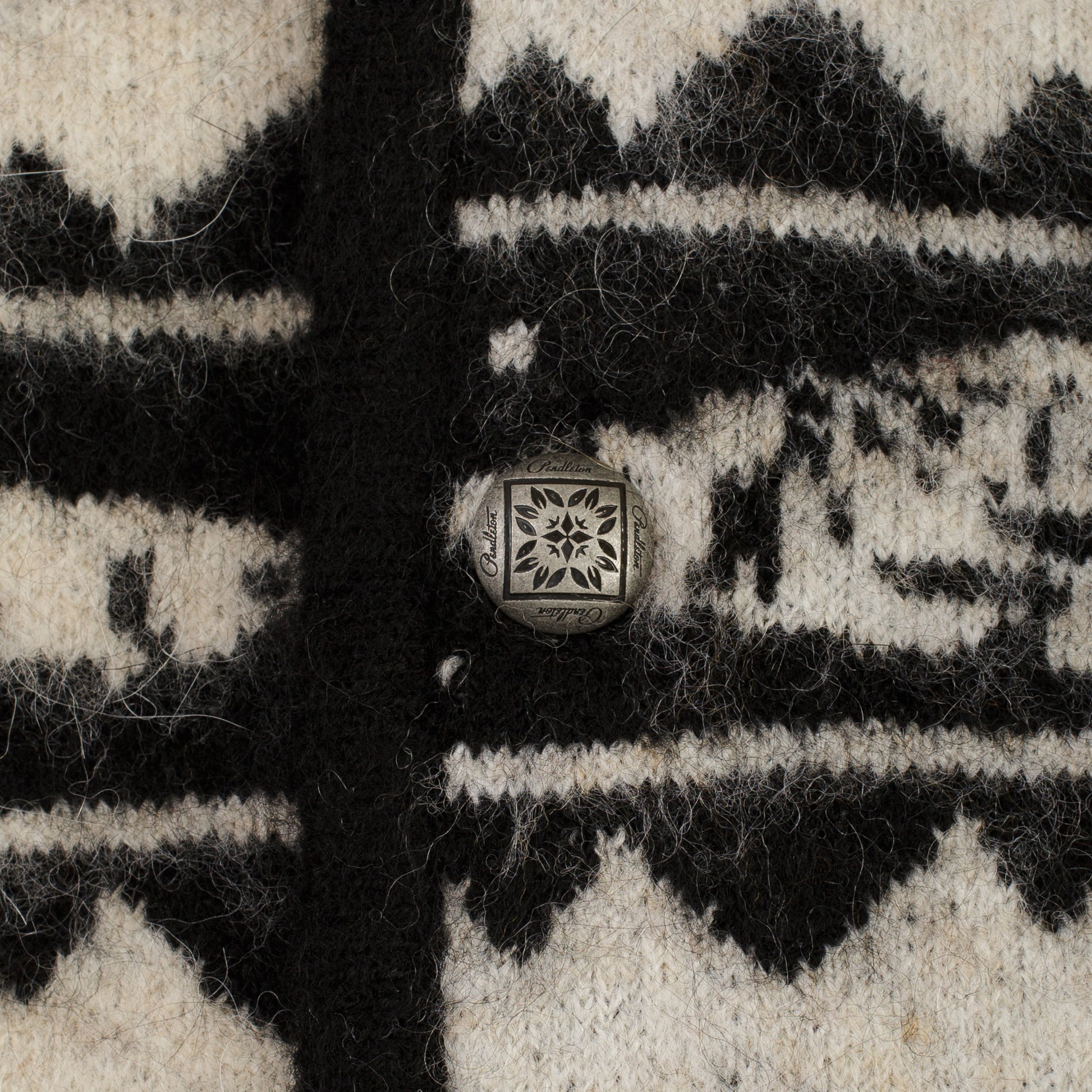 Mohair Cardigan - Salmon Falls Black