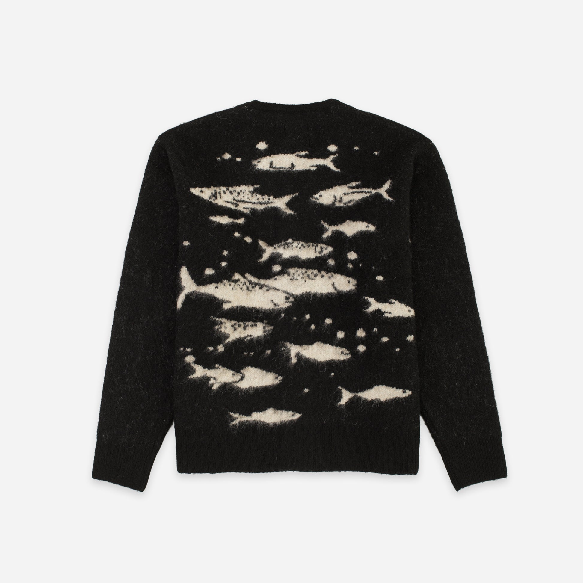 Mohair Cardigan - Salmon Falls Black