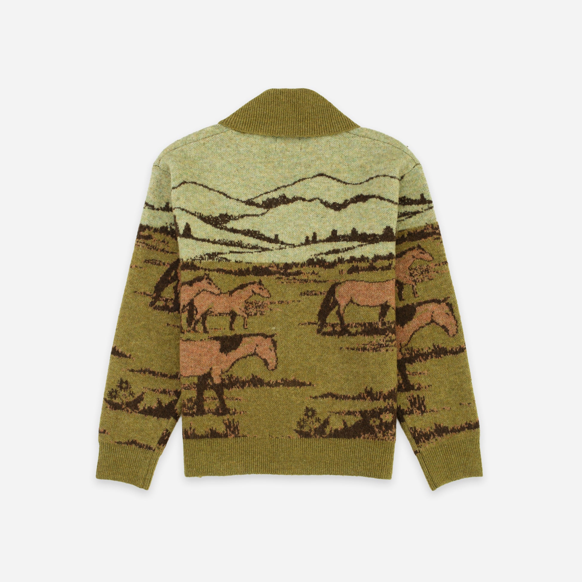 Wool Cardigan - Shadow Mountain