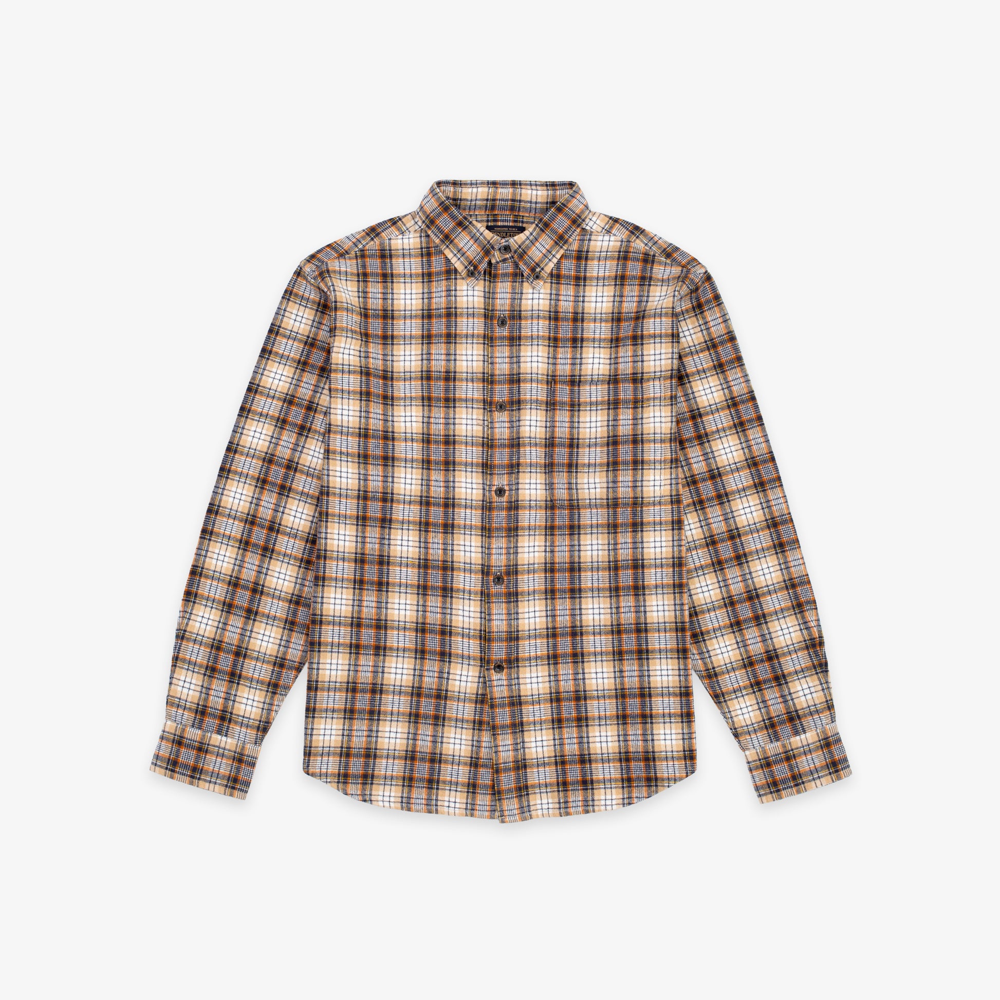 Button Down Shirt - Brown Shadow Check
