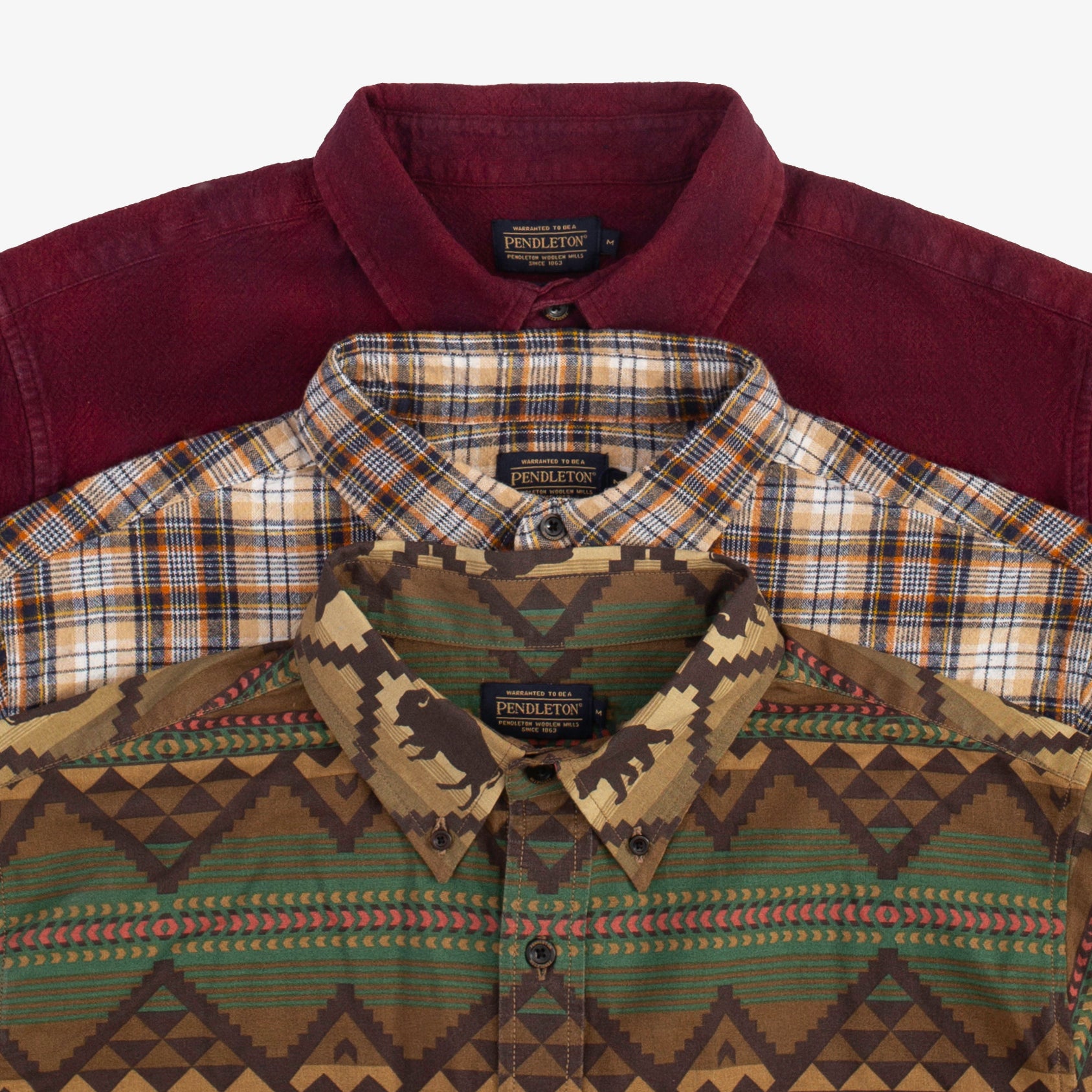 Button Down Shirt - Maroon