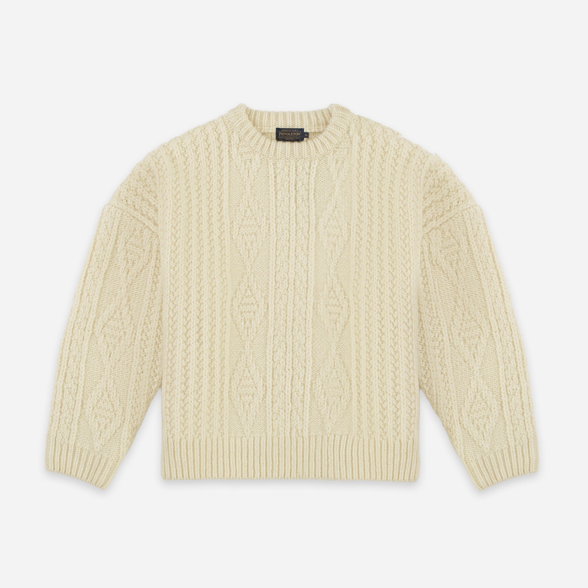 Cable Knit Sweater - Cream