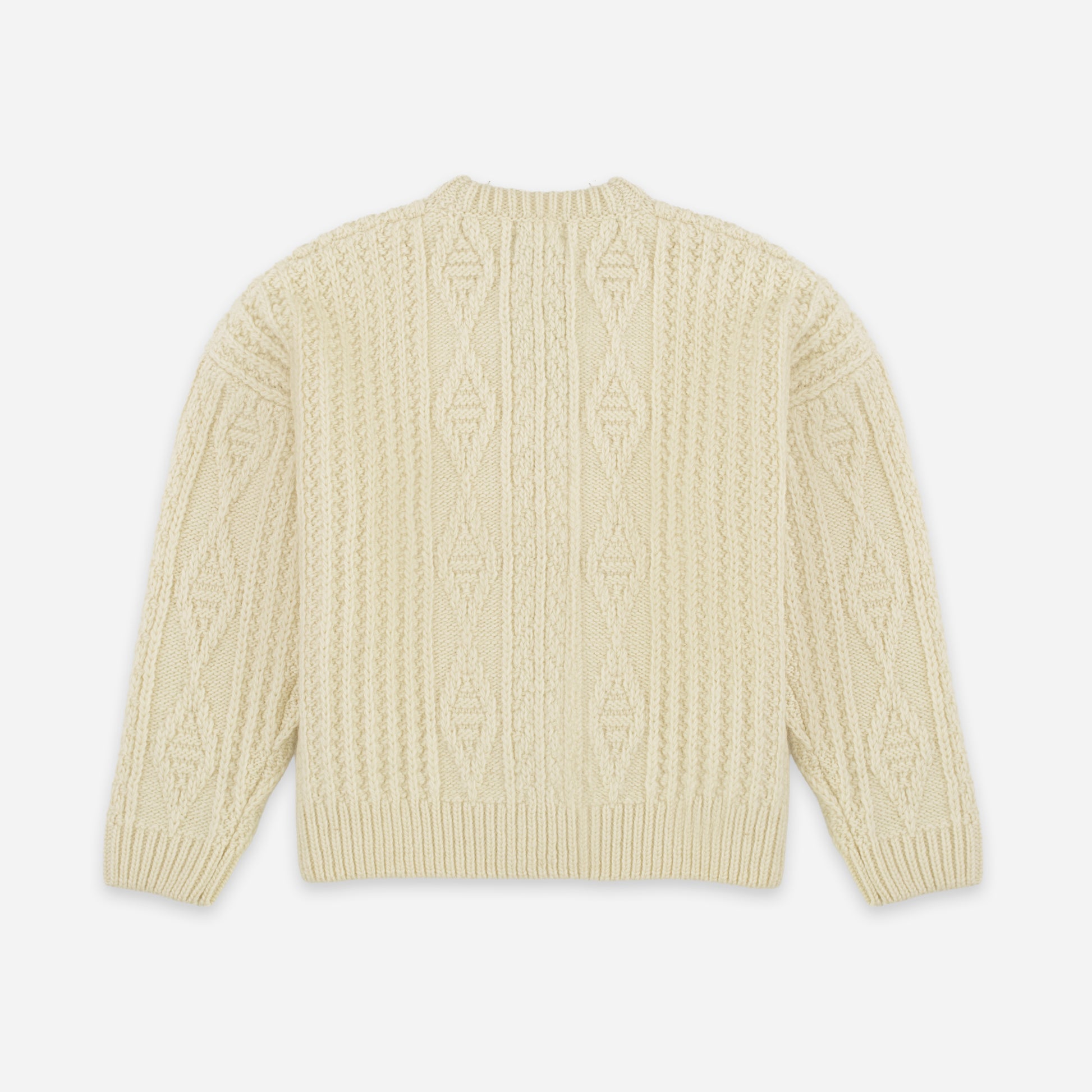 Cable Knit Sweater - Cream
