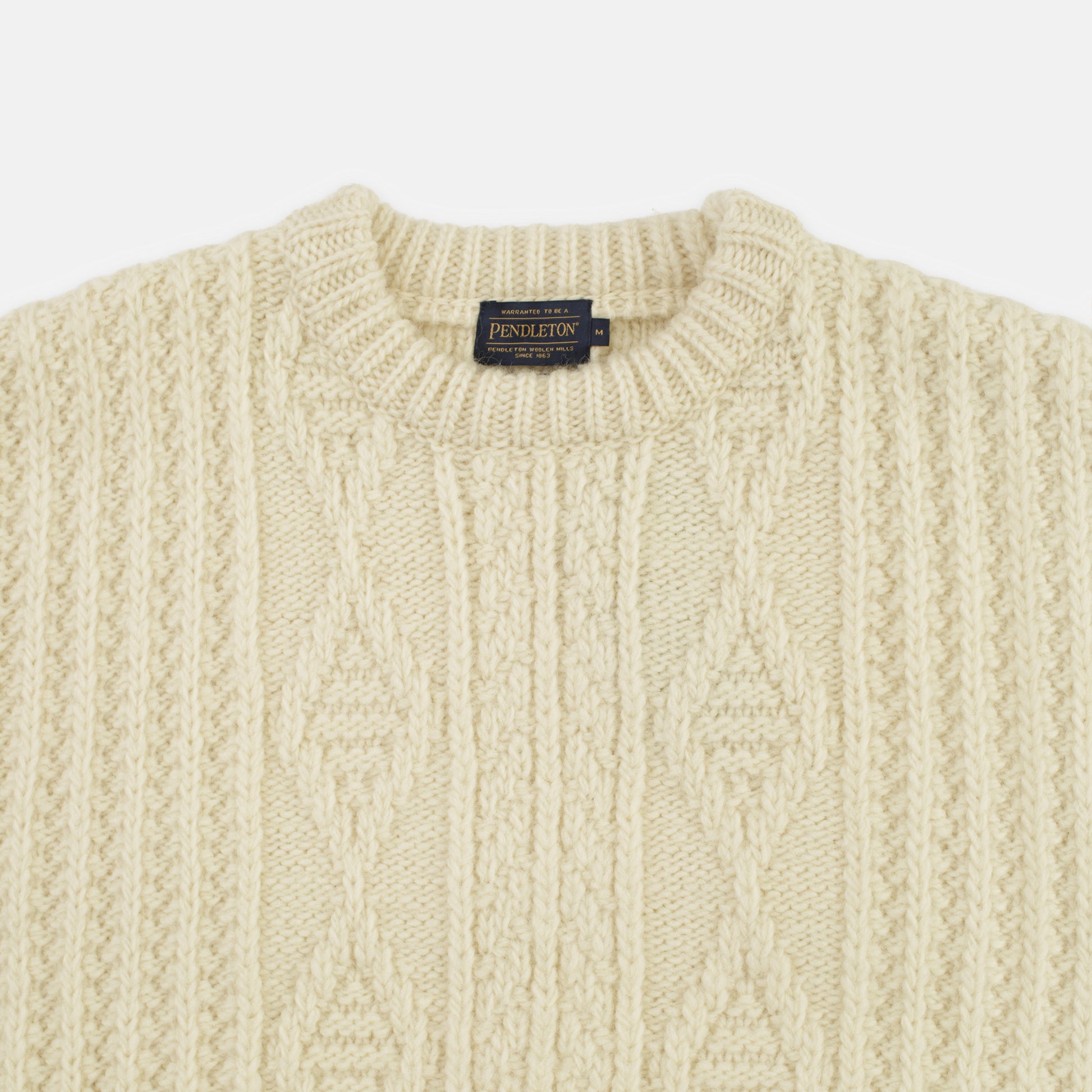 Cable Knit Sweater - Cream