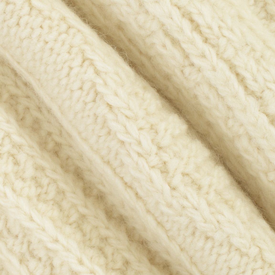 Cable Knit Sweater - Cream