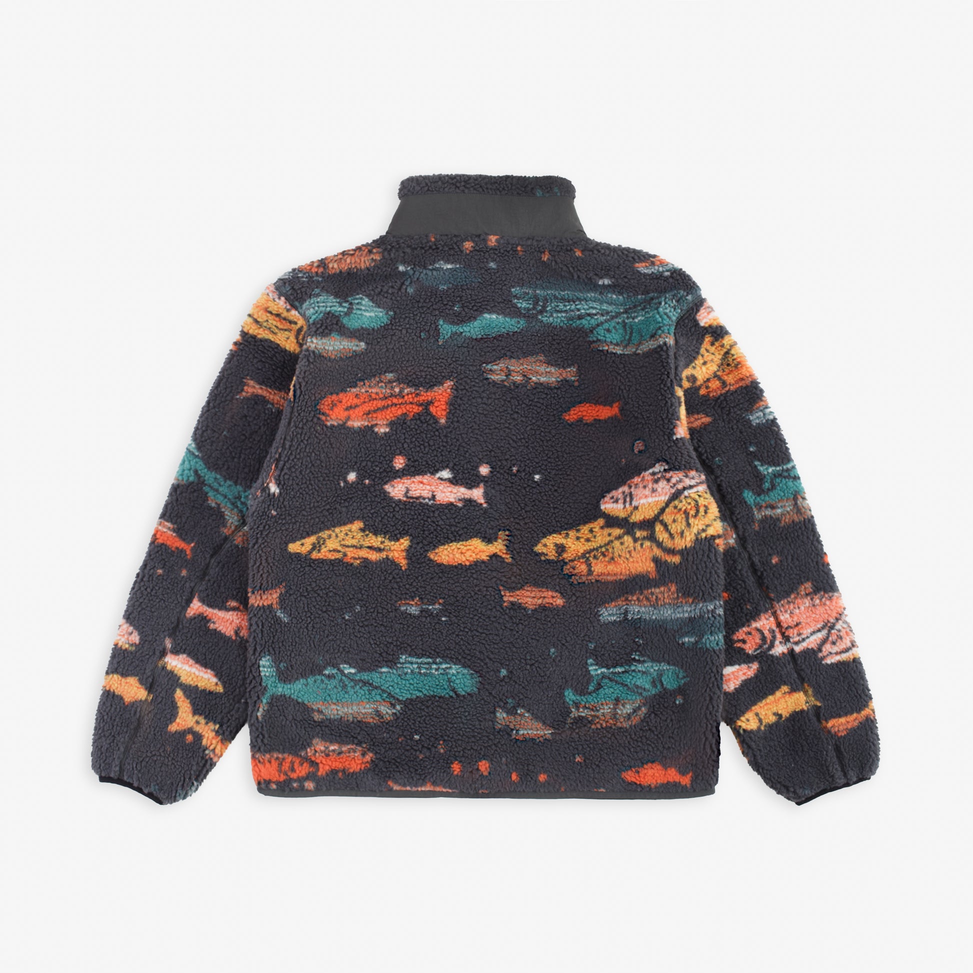 Jacquard Sherpa Fleece - Salmon Falls Scenic