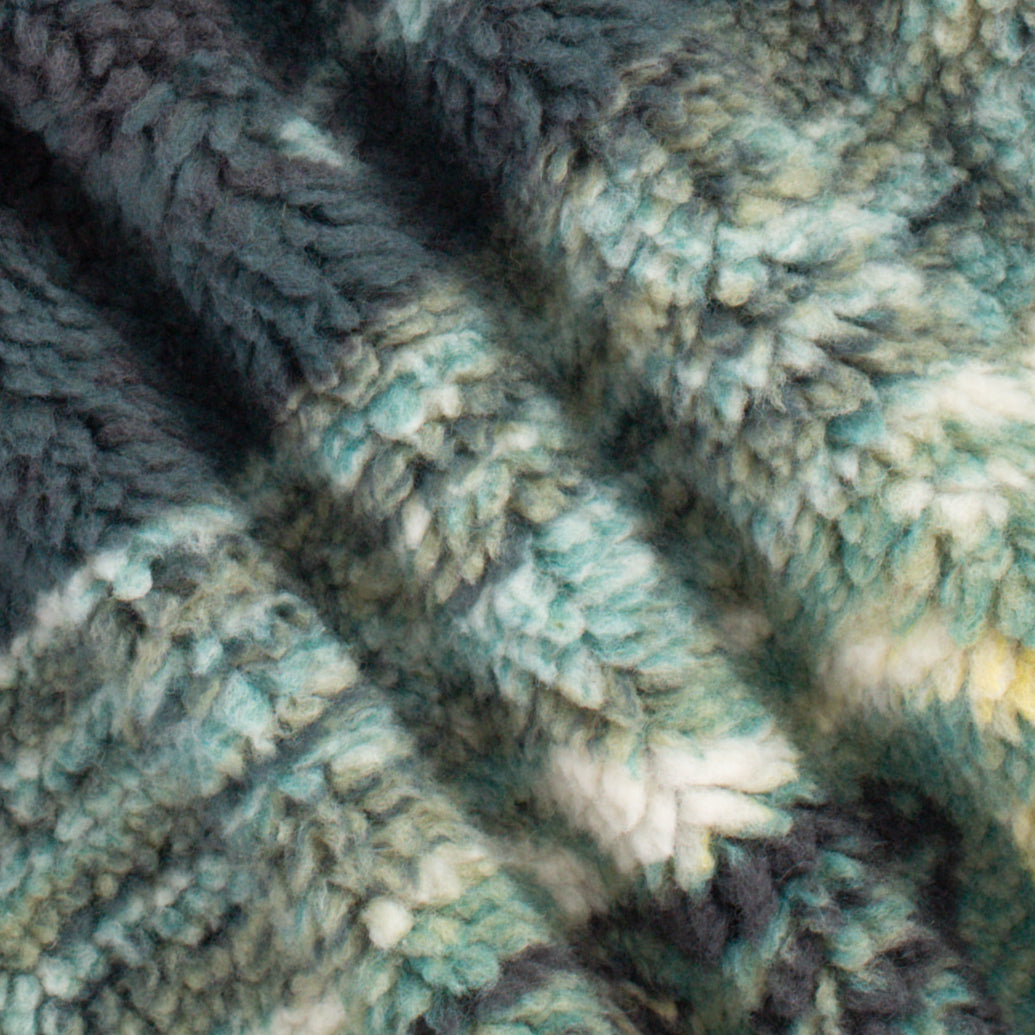 Jacquard Sherpa Fleece - Salmon Falls Scenic