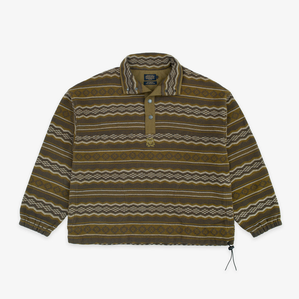 Popover Snap Jacket - Dark Green Crown Point