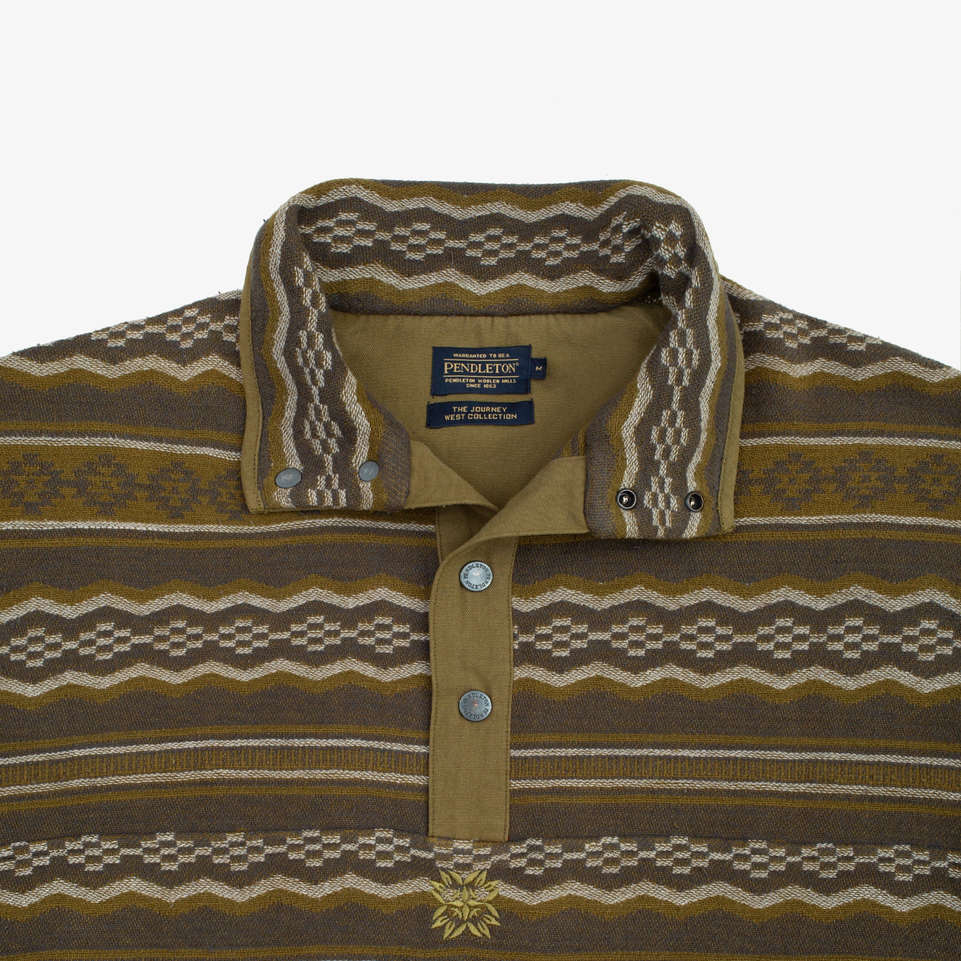 Popover Snap Jacket - Dark Green Crown Point