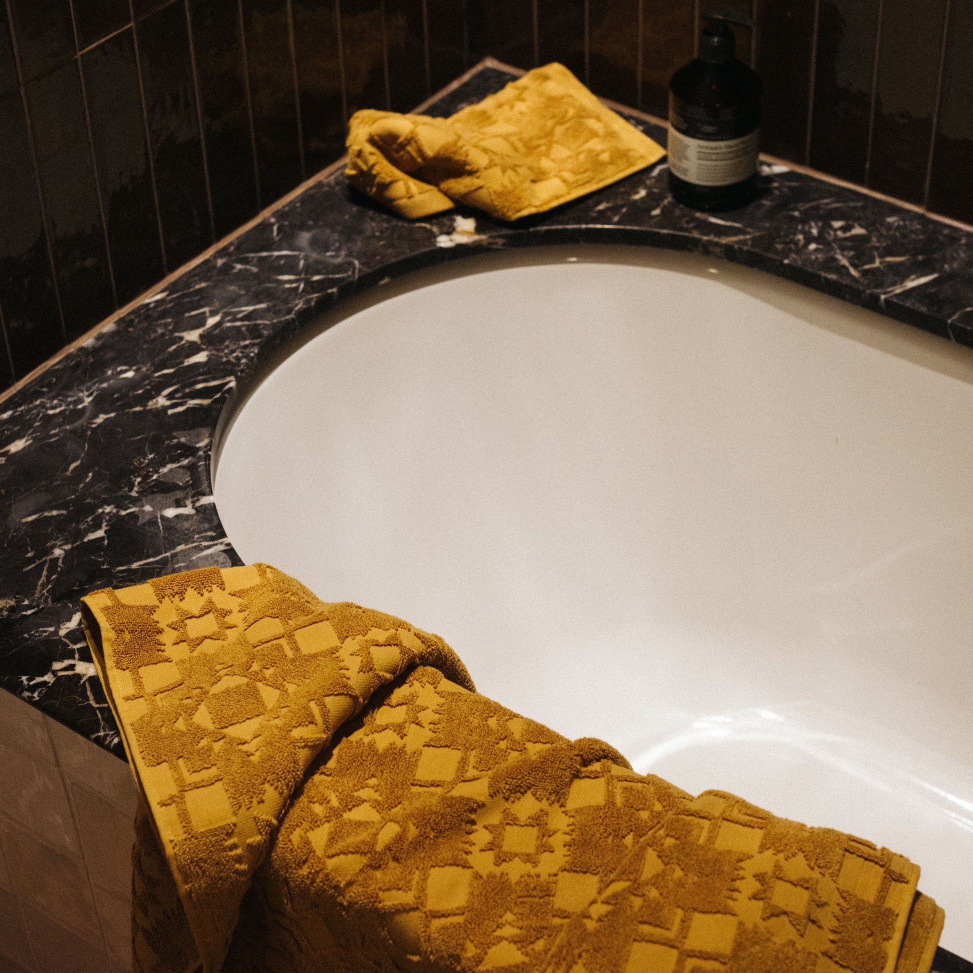 3 Piece Towel Set - Ochre