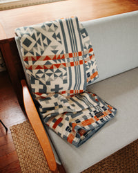 Jacquard Blanket - Blue Ridge