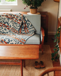 Jacquard Blanket - Blue Ridge