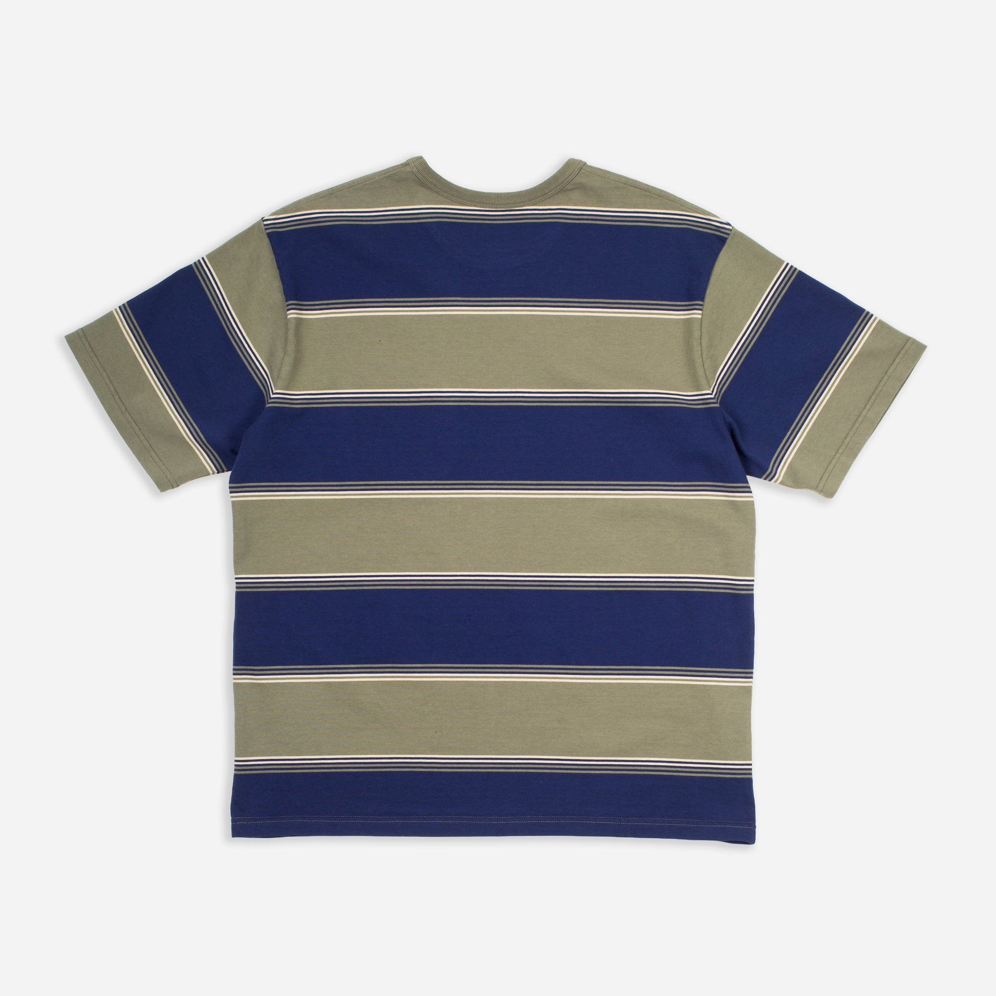 Heavyweight Striped T-Shirt - Green/Blue