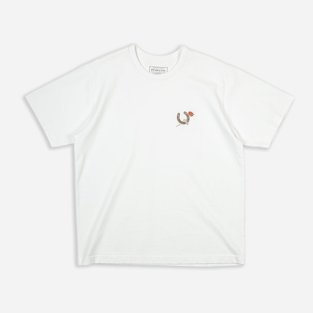 Horseshoe T-Shirt - Bright White