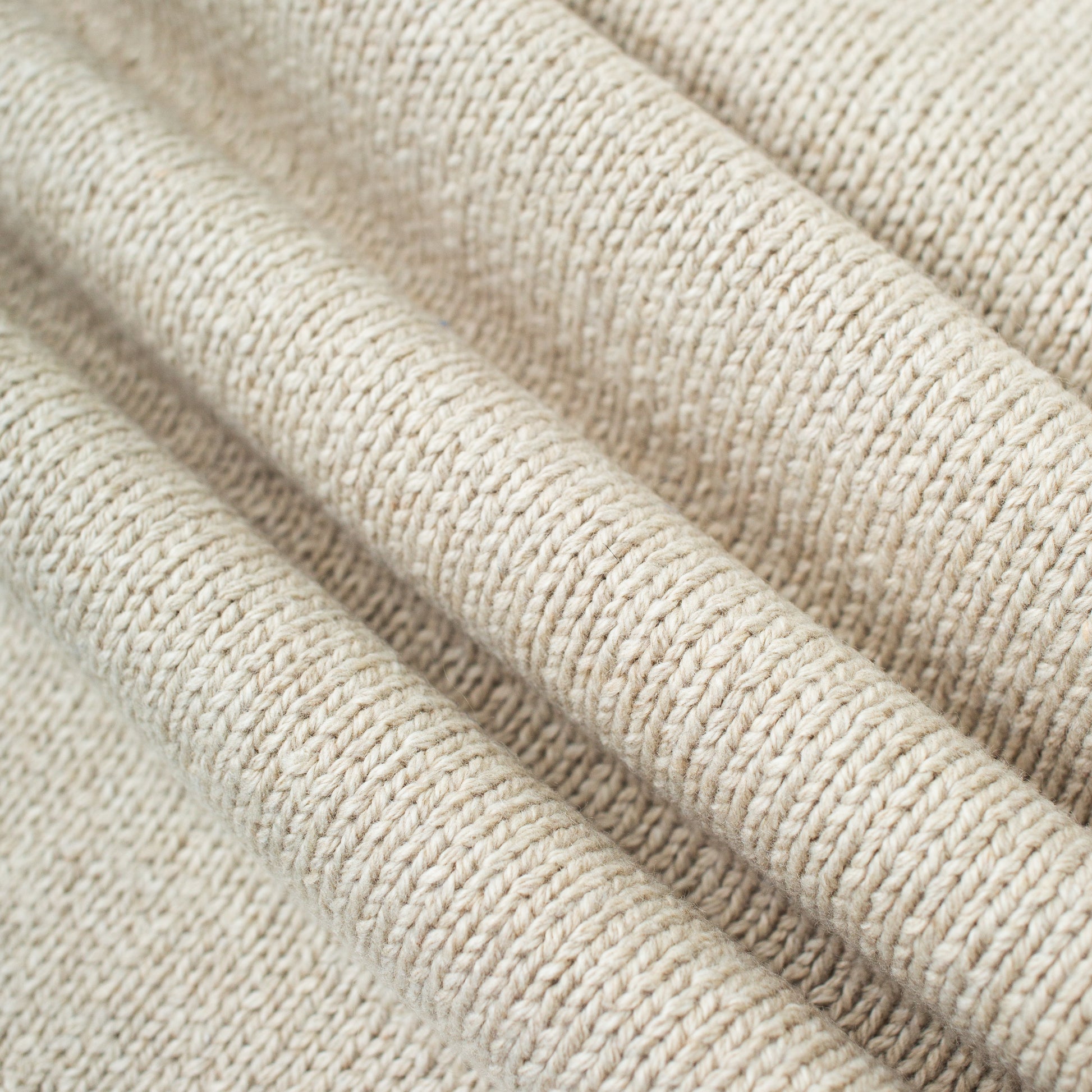 Horseshoe Knitted Sweater - Cream