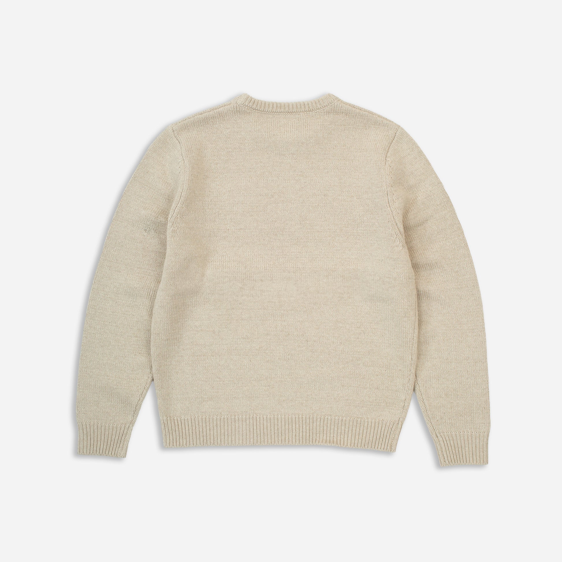 Horseshoe Knitted Sweater - Cream