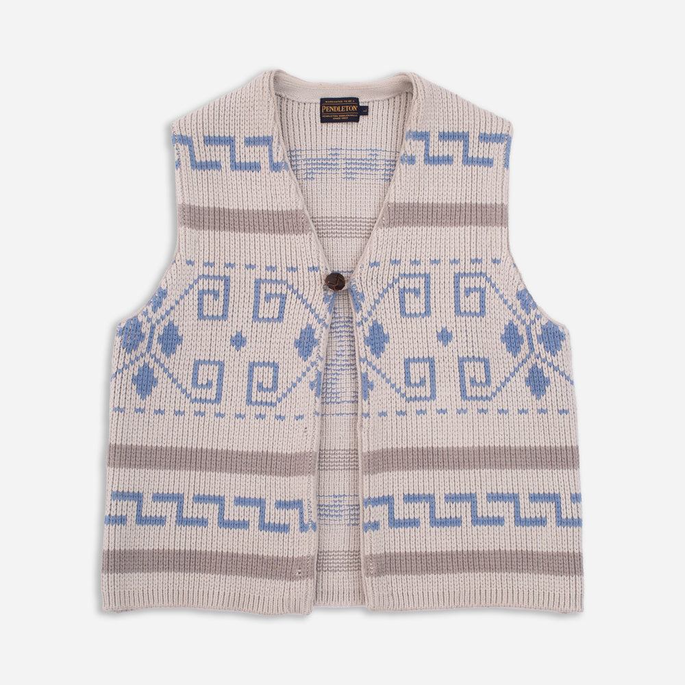 Westerley Knitted Vest - Light Grey