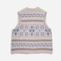 Westerley Knitted Vest - Light Grey