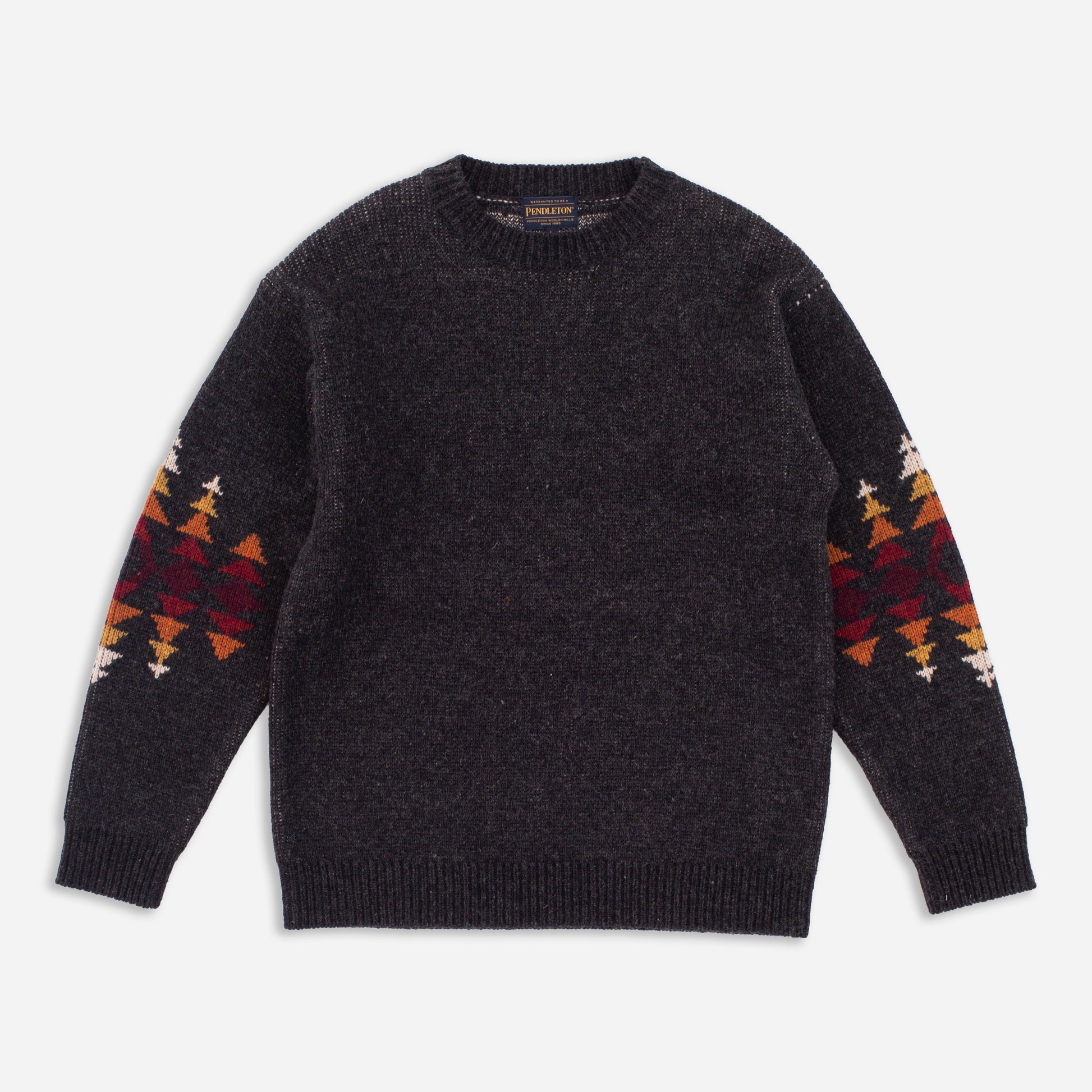 Shetland Knitted Sweater - Black Four Corners