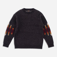 Shetland Knitted Sweater - Black Four Corners