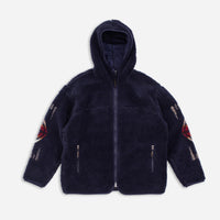 Boa Sherpa Fleece Hoodie - Navy Harding