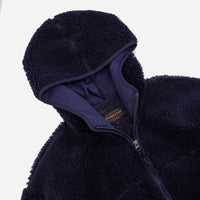 Boa Sherpa Fleece Hoodie - Navy Harding