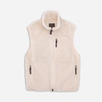 Boa Sherpa Fleece Vest - Ivory Harding Star