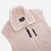 Boa Sherpa Fleece Vest - Ivory Harding Star