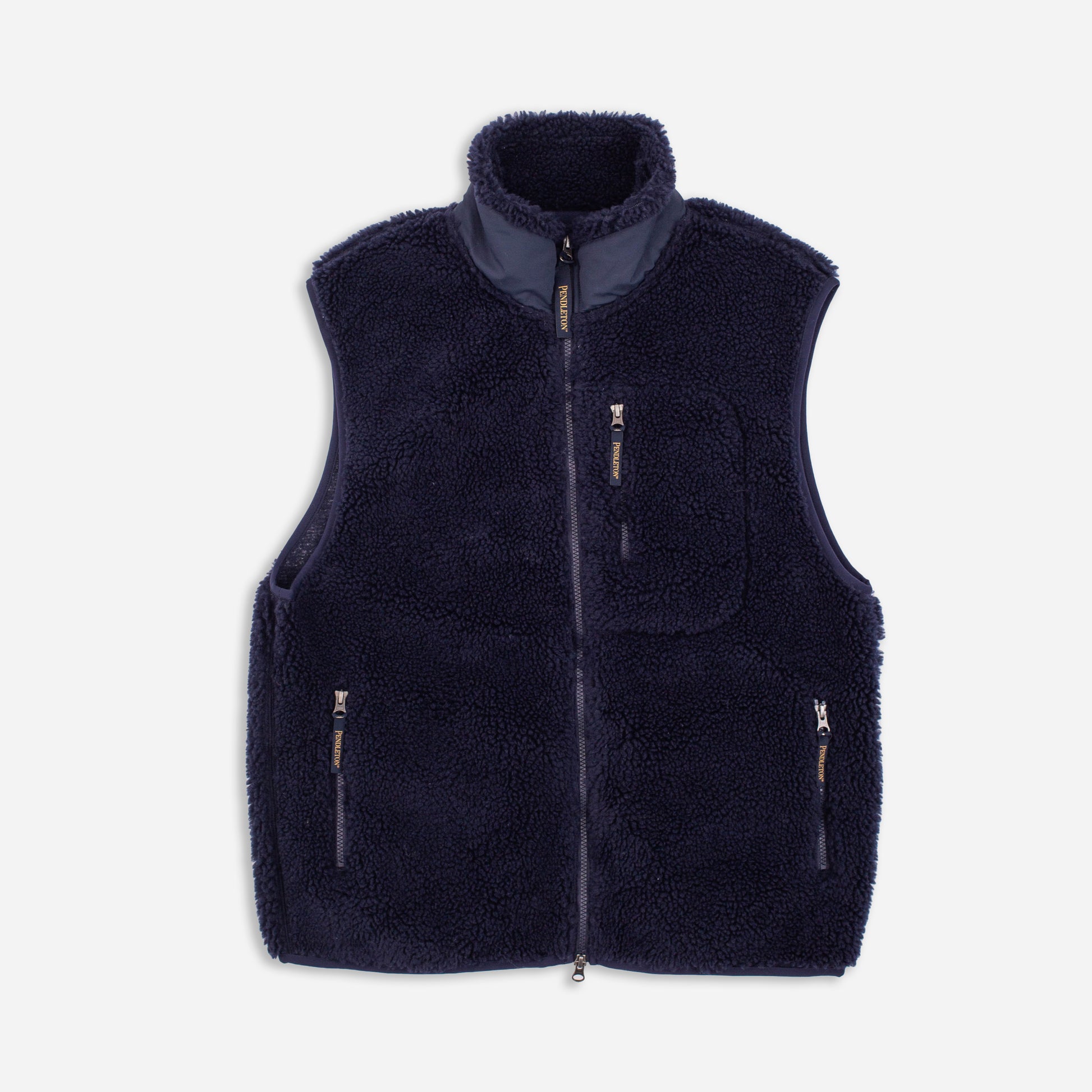 Boa Sherpa Fleece Vest - Navy Harding