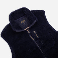 Boa Sherpa Fleece Vest - Navy Harding