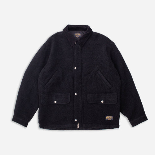 Brushed Hunting Jacket - Black