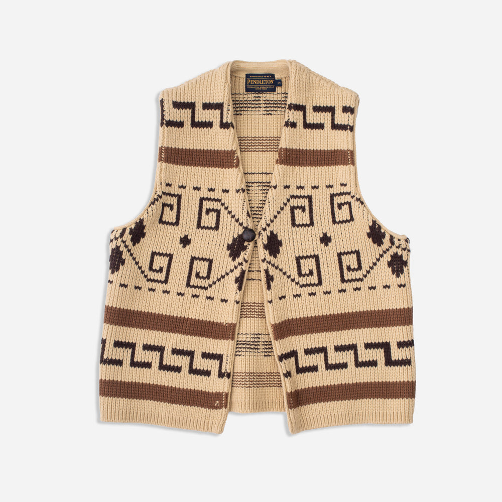 Westerley Knitted Vest - Ecru