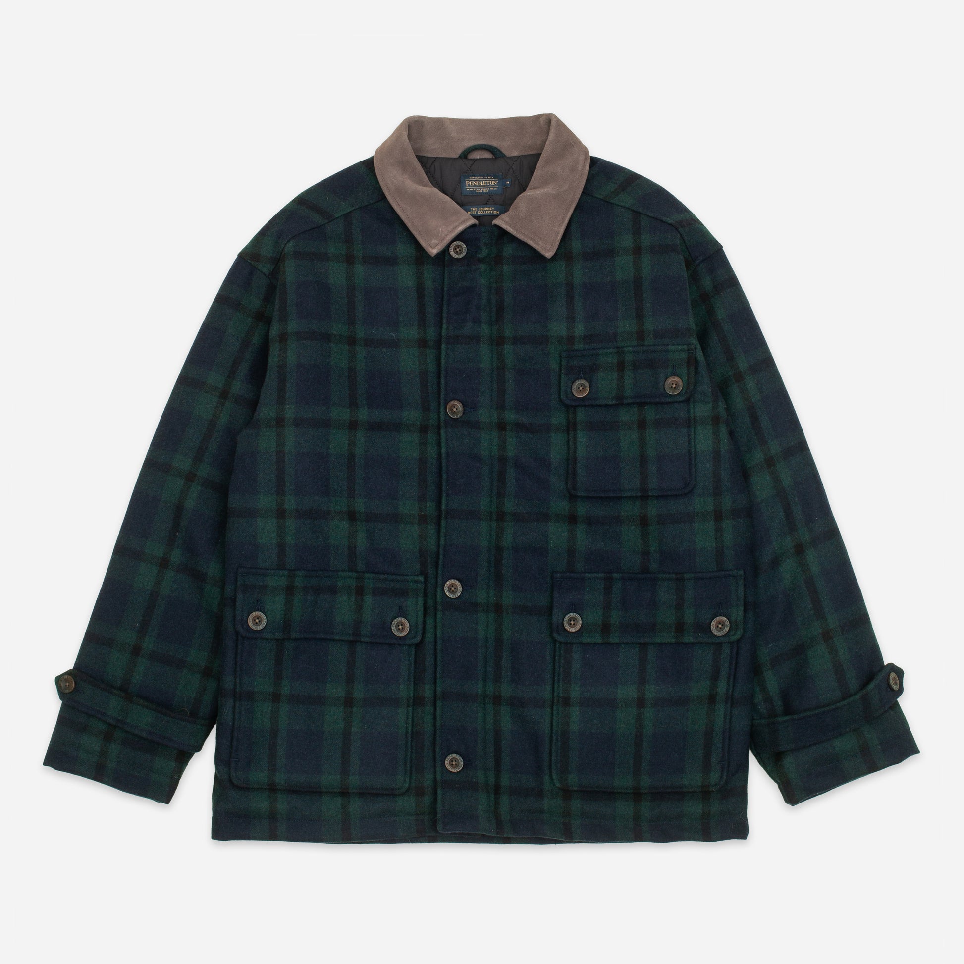 Winter Wool Hunting Jacket - Black Watch