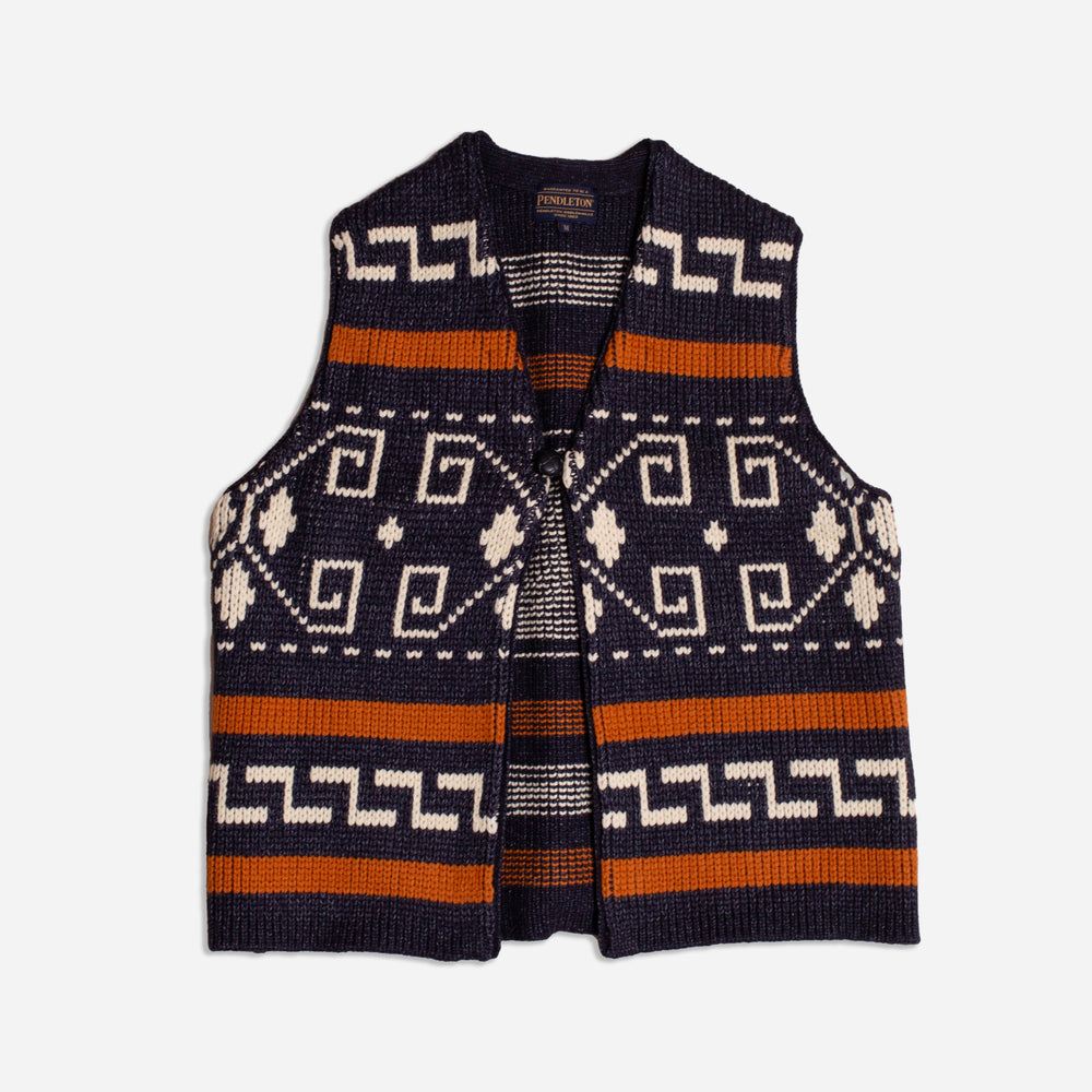 Westerley Knitted Vest - Charcoal