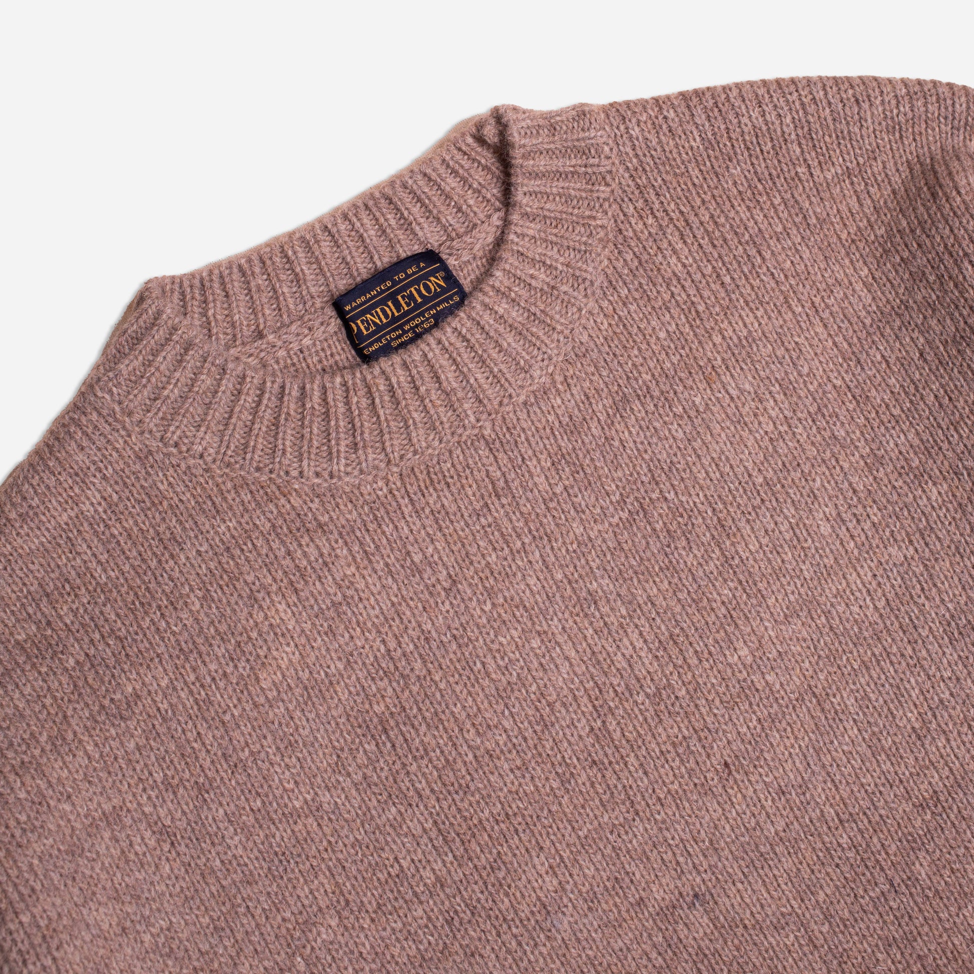 Shetland Knitted Sweater - Beige Harding