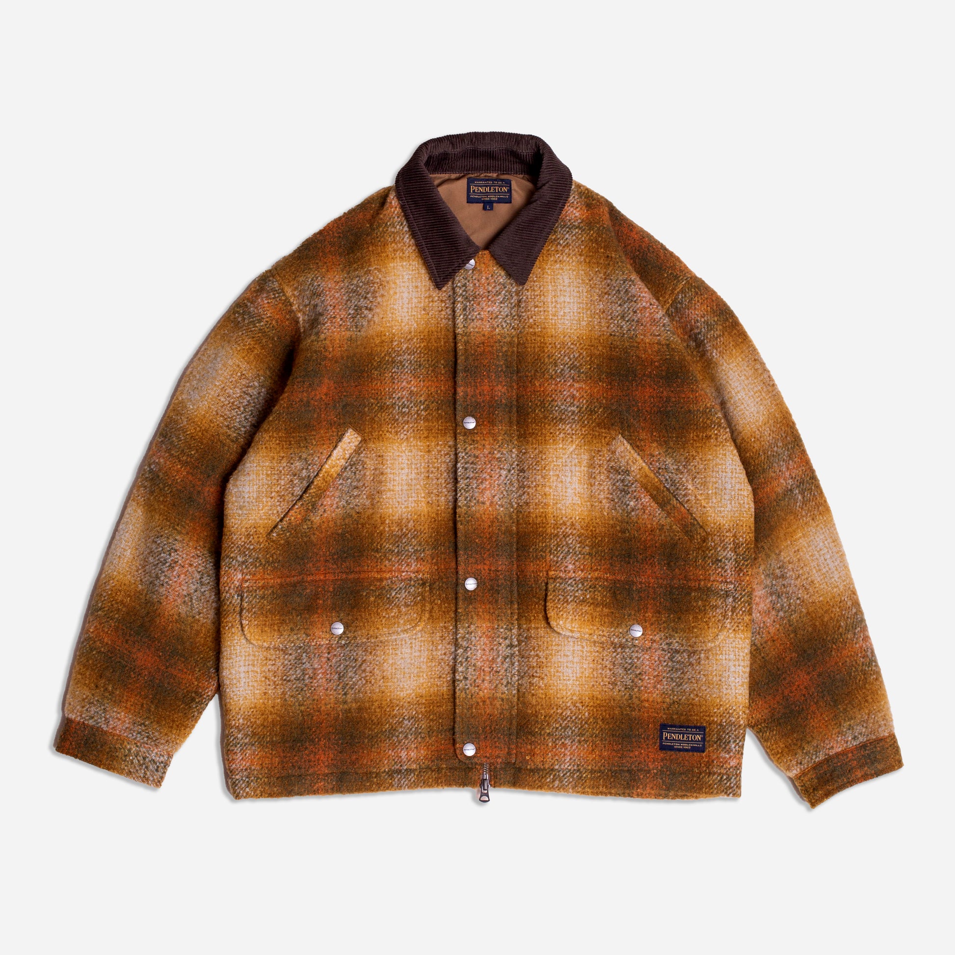 Brushed Hunting Jacket - Tan / Olive