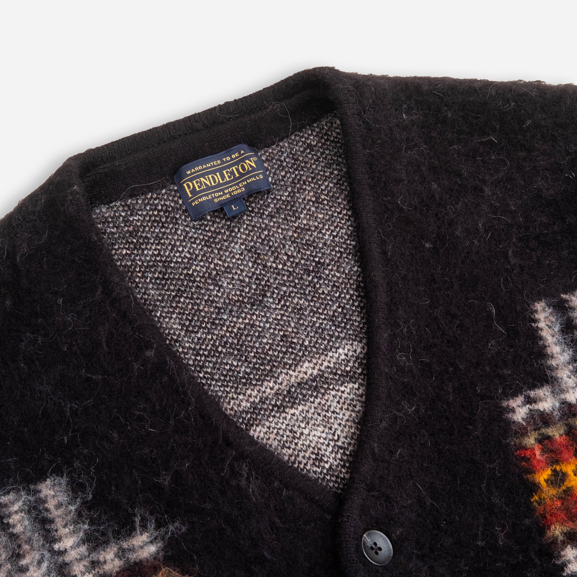 Shaggy Vintage Cardigan - Charcoal Four Corners