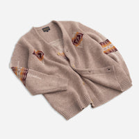 Shetland Cardigan - Beige Harding