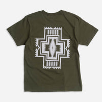 HARDING TONAL TEE - MILITARY GREEN