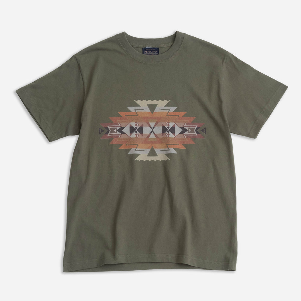 Highland Peak Tee - Military Green