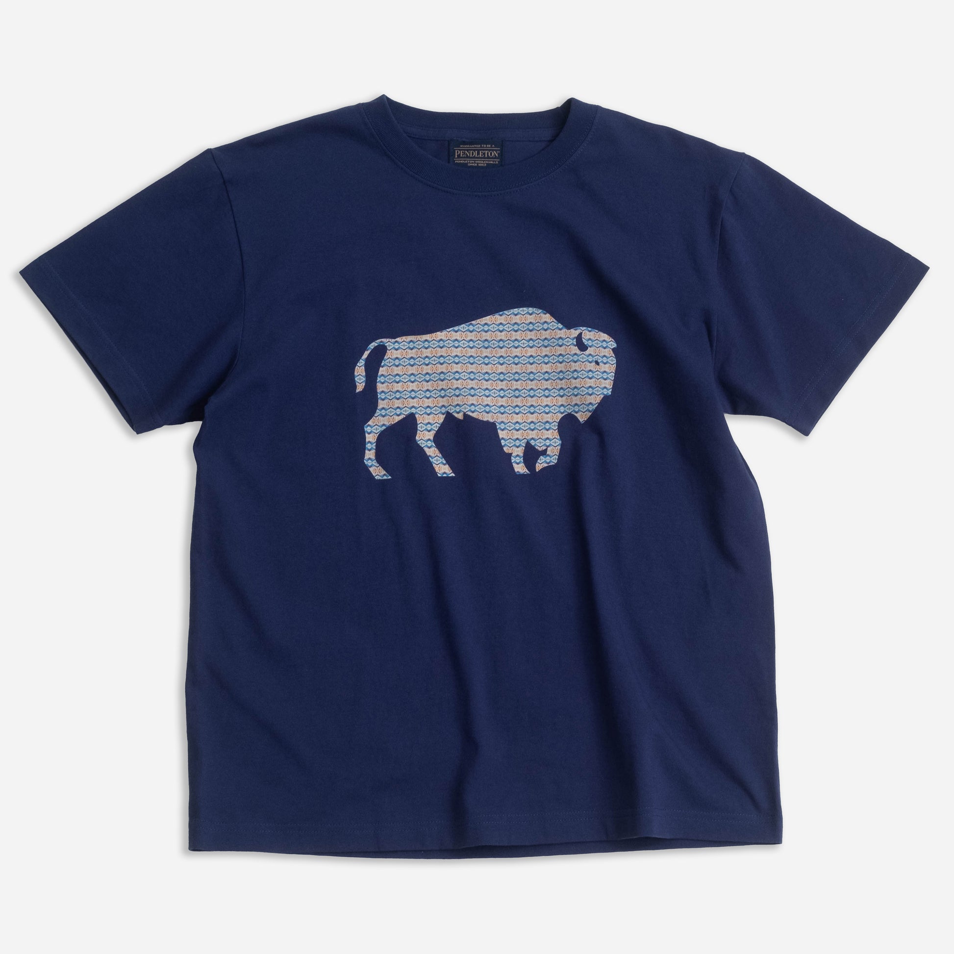 Los Lunas Bison Tee - Navy