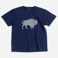 LOS LUNAS BISON TEE - NAVY