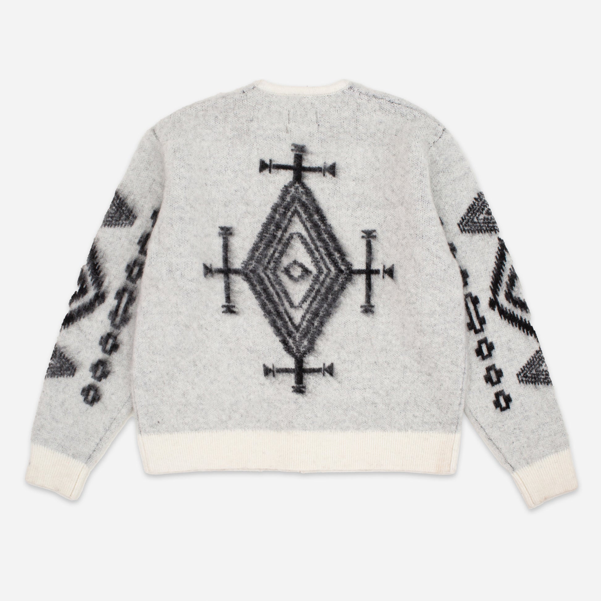 Mohair Relaxed Cardigan - Los Ojos White