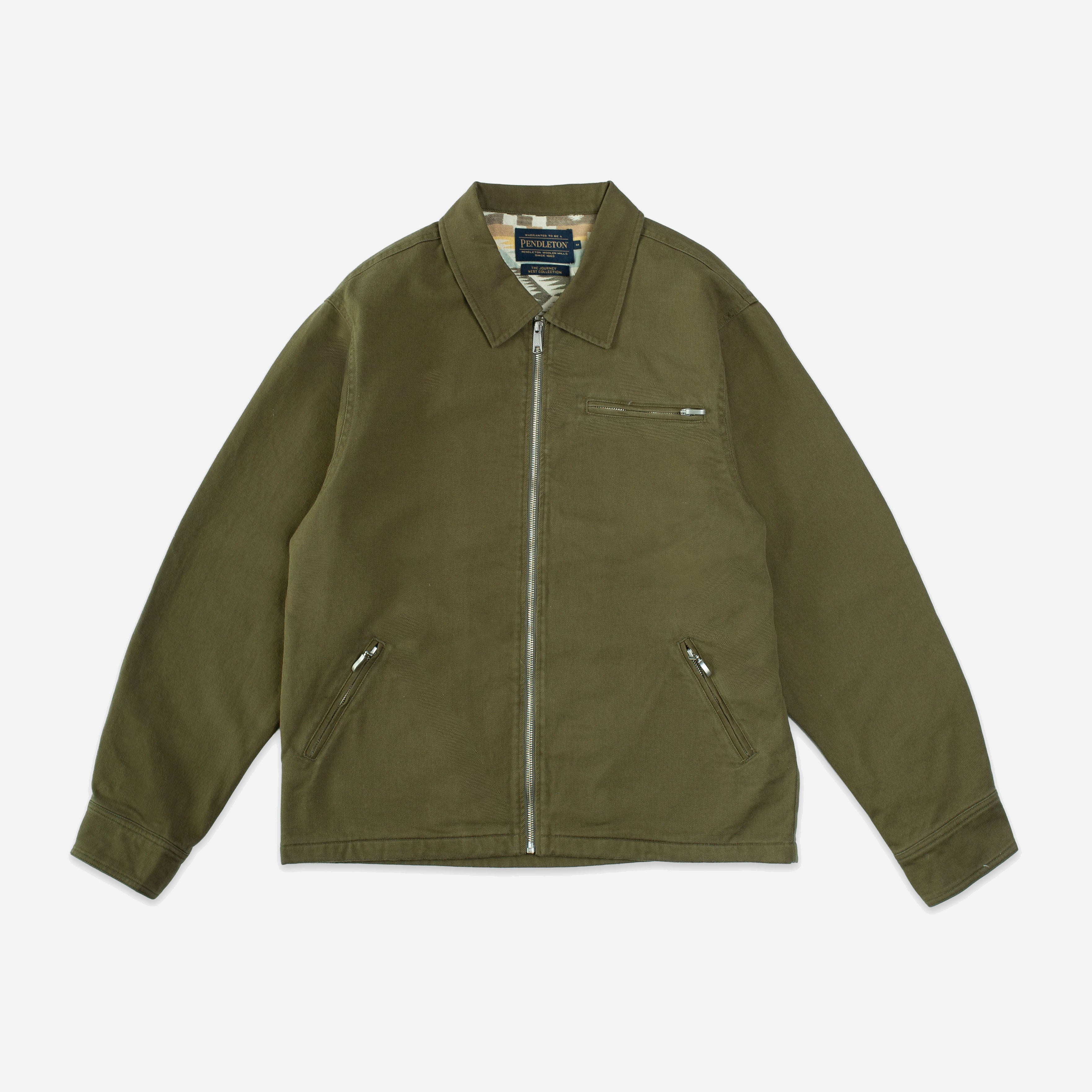 Blanket Lined Jacket - Sage Green/Helena Ridge - Pendleton EU