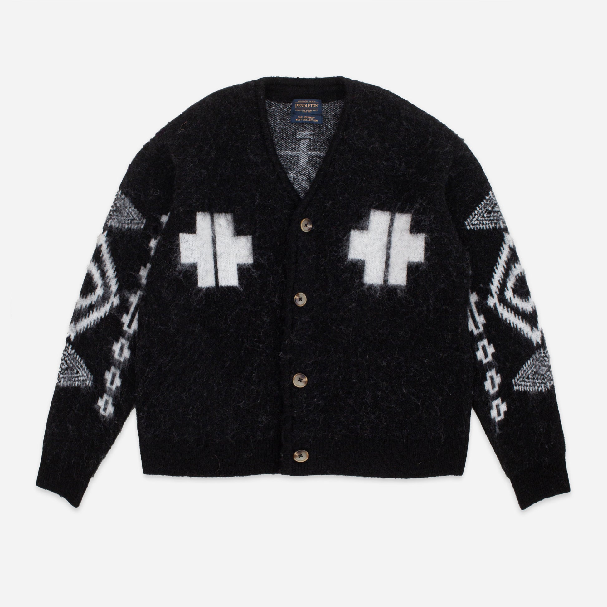 Mohair Cardigan - Los Ojos Black