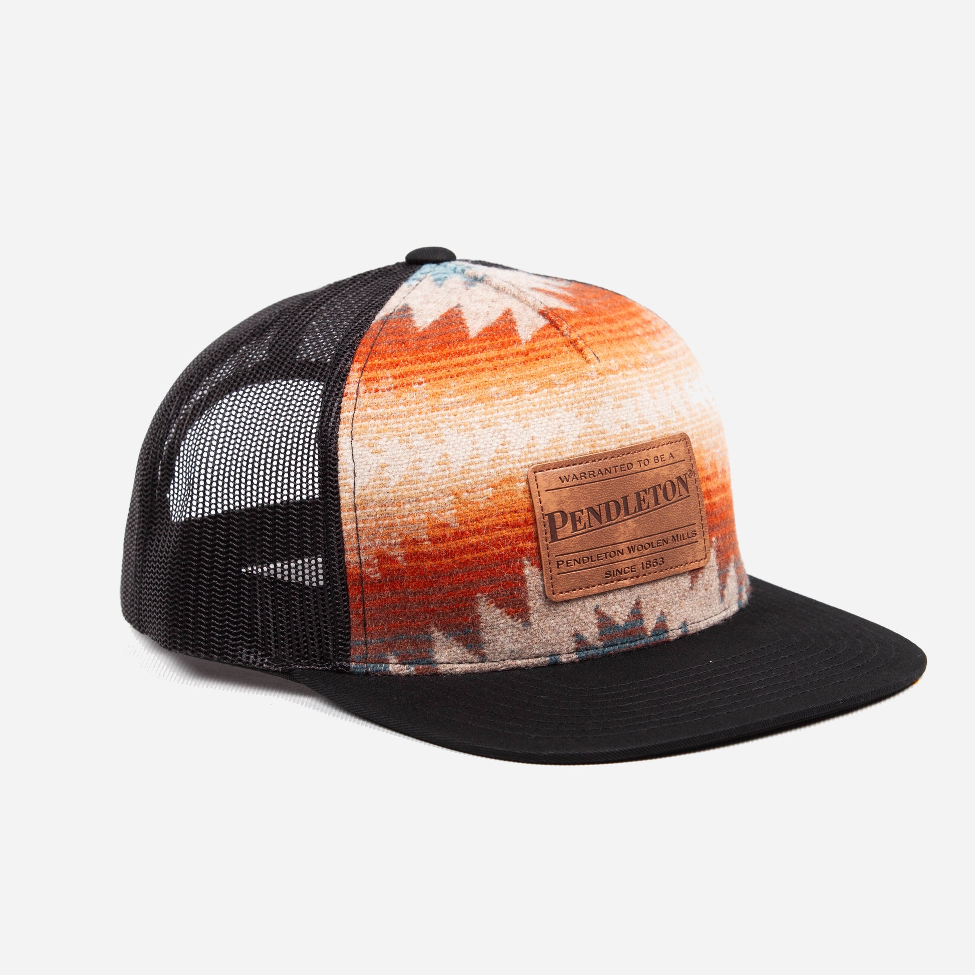 Wool Trucker Cap - Sunset Pass