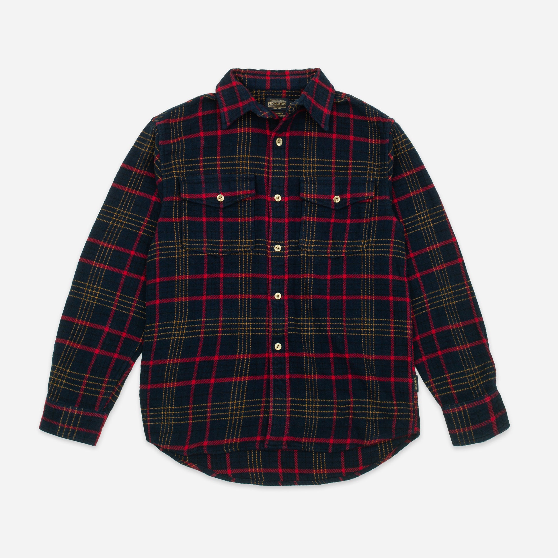 Big Pocket Check Shirt - Navy / Red